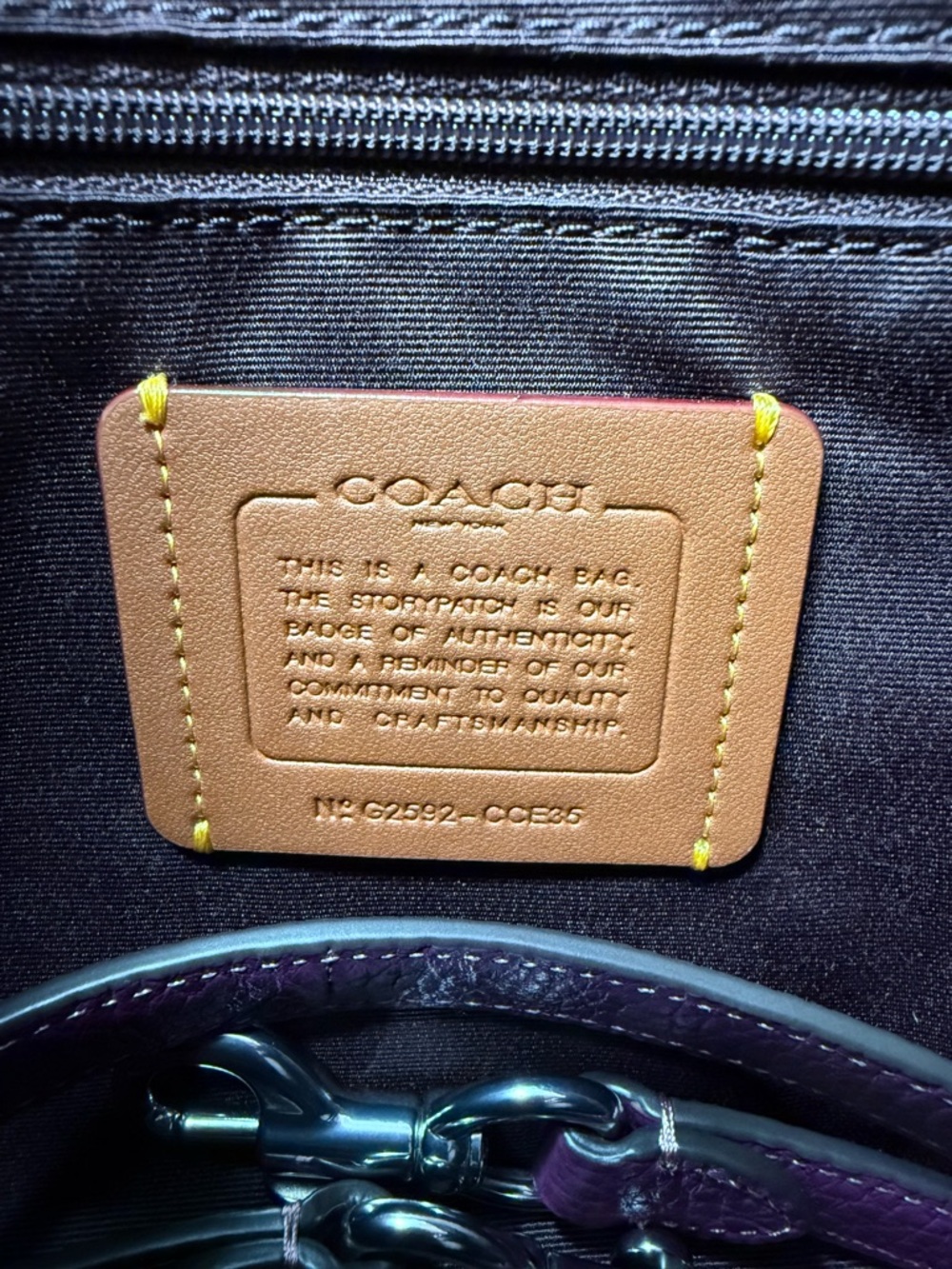 Coach Laurel Shoulder Bag with Flower Charm - Picture 6 of 6
